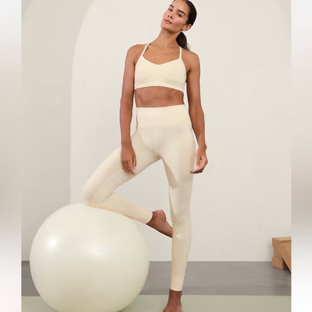 Softluxe high rise legging in bone heather